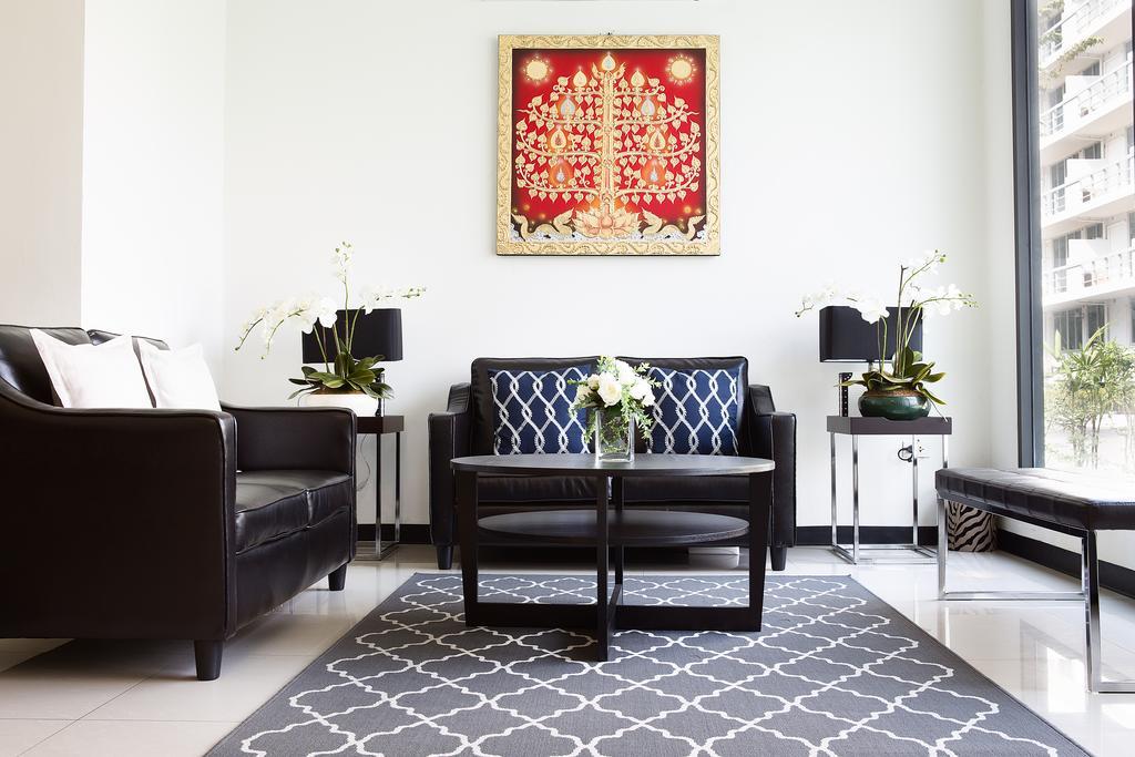 The Capital Resort @ Sukhumvit 50 Bangkok Exterior foto A living room in a condominium